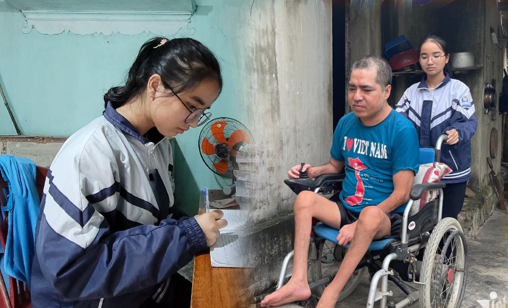 Ước mơ theo đuổi con chữ quá chật vật của nữ sinh đạt giải quốc gia có bố và 2 chị gái tật nguyền
